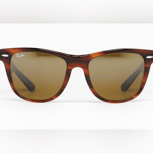 Ray-Ban Accessories - Ray-Ban Wayfarer Sunglasses in a tortoise shell pattern made in Italy